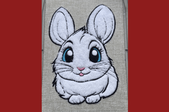 Download Cute Bunny Machine Embroidery Applique - Cute Collection
