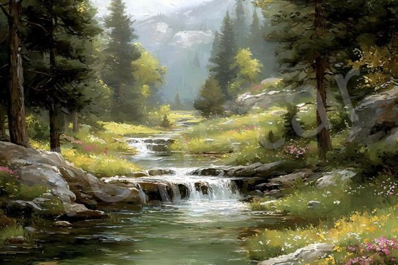 Download Countryside Rural Peaceful Nature Scene - Scene Collection