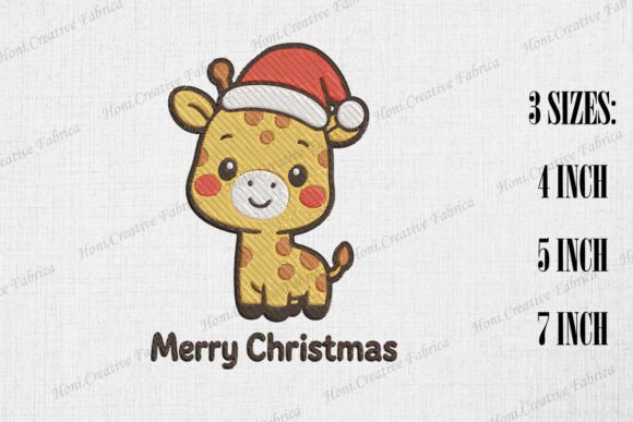 Download Merry Christmas Cute Giraffe - Cute Collection