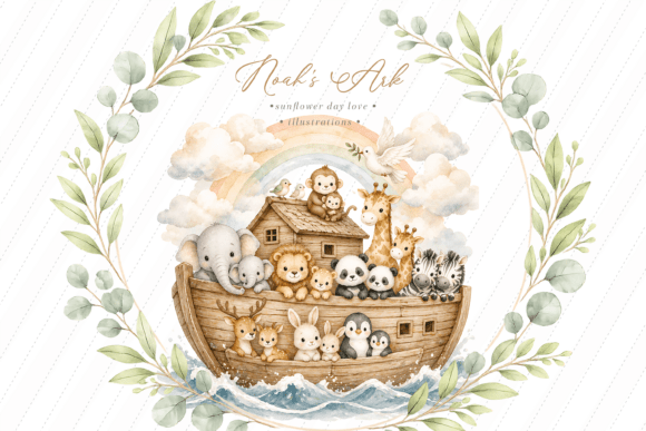 Download Cute Noah’s Ark Baby Clipart - Cute Collection