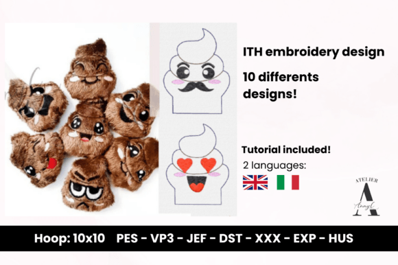 Download Cute Funny Poop Kawaii Emoticons-ITH - Cute Collection