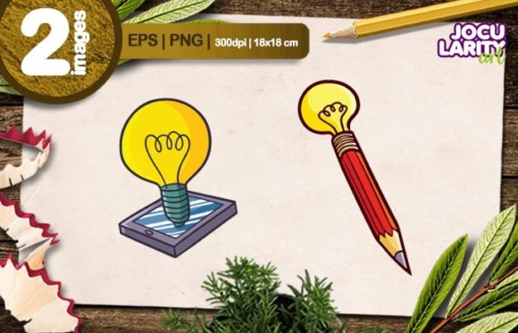 Download Cute Conceptual Idea Bulb Lamp Cartoon - Cute Collection